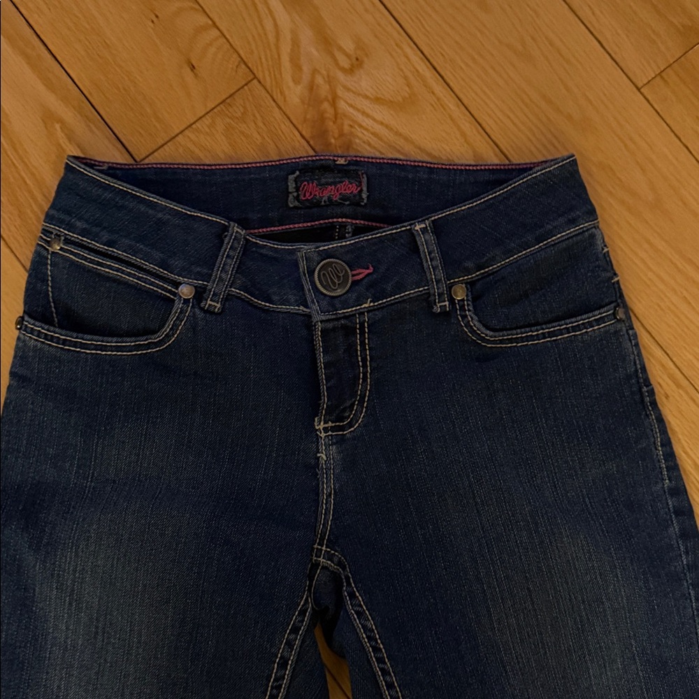 Wrangler Women's Dark Blue Boot Cut Jeans - Picture 4 of 11